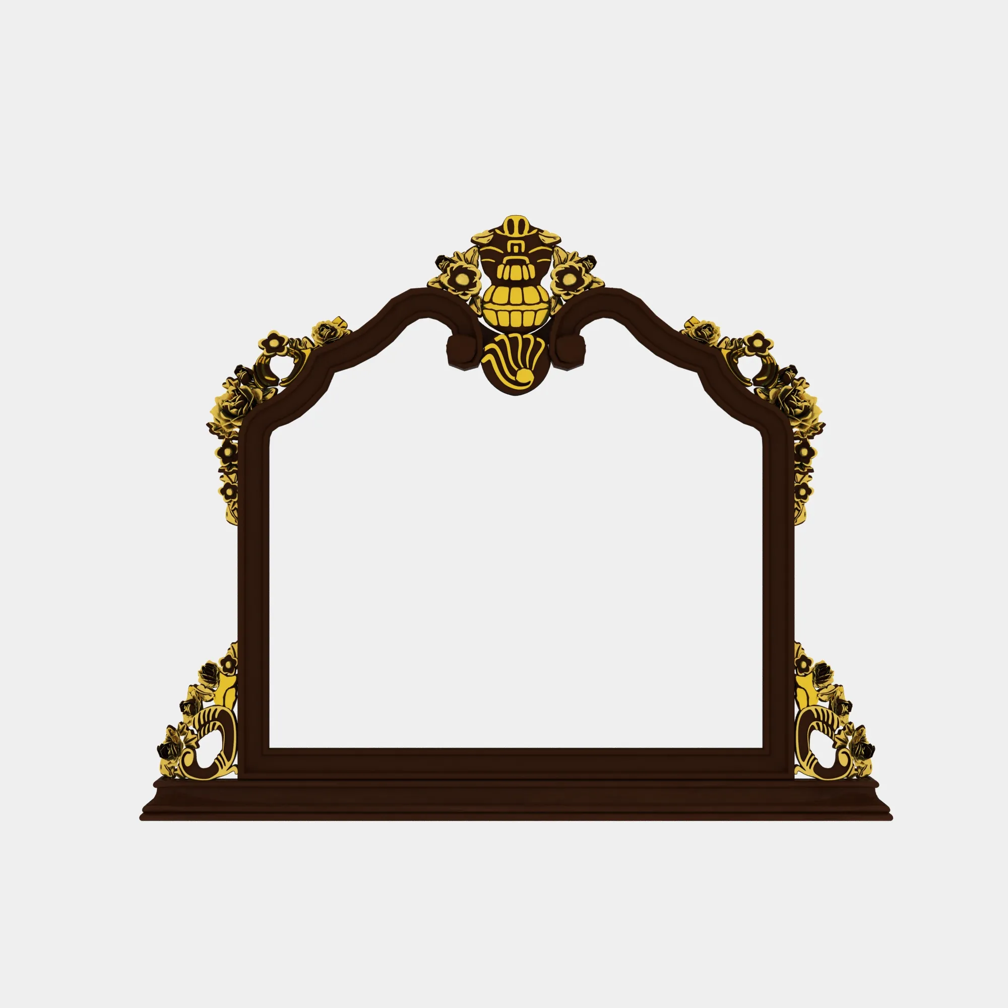 Dressing mirror 3D Model .c4d .max .obj .3ds .fbx .stl .blend 