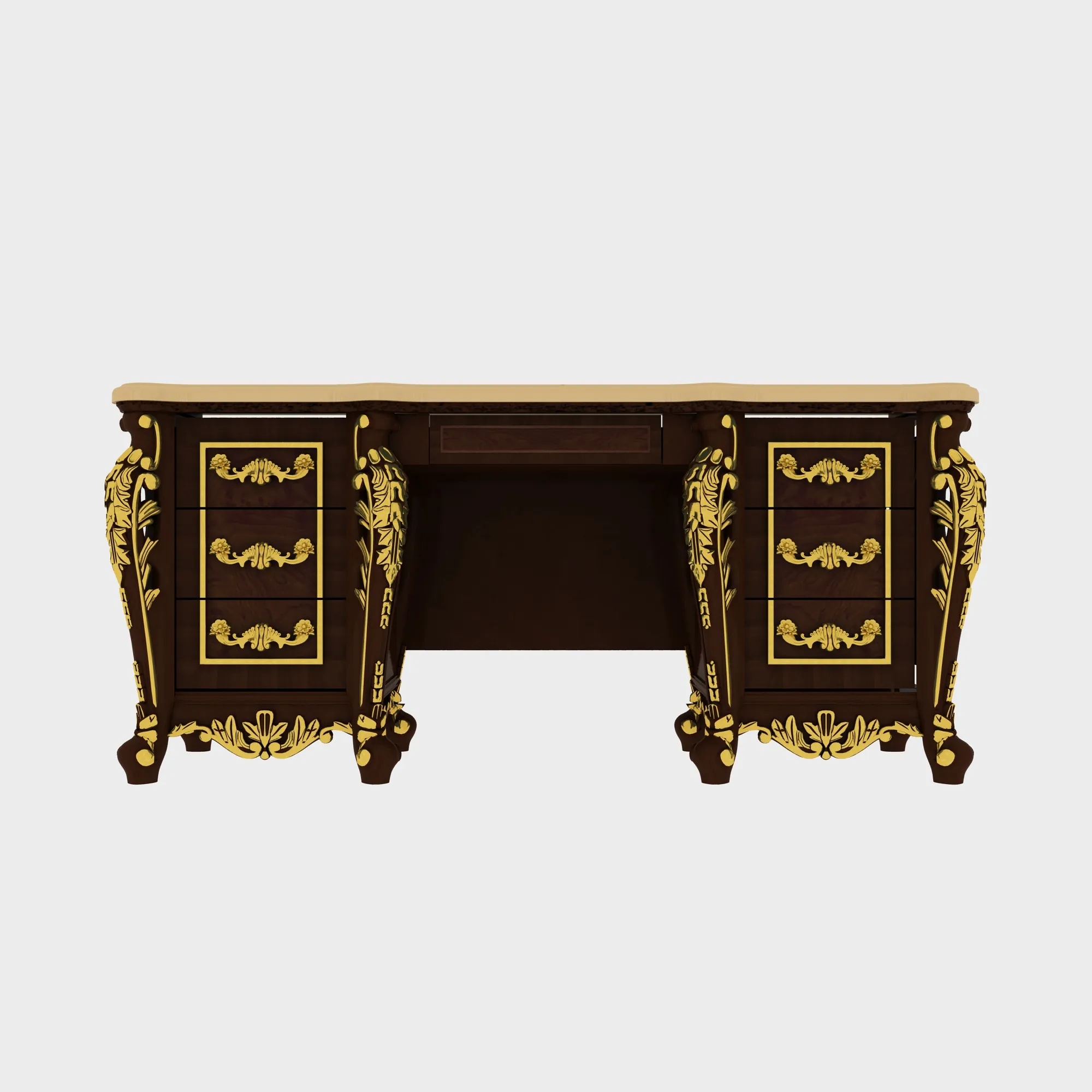 Dressing table 3D Model .c4d .max .obj .3ds .fbx .stl .blend 