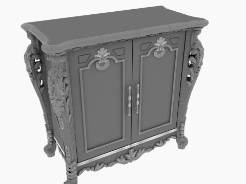 Wine cabinet 3D Model