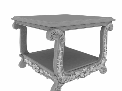 Square table 3D Model
