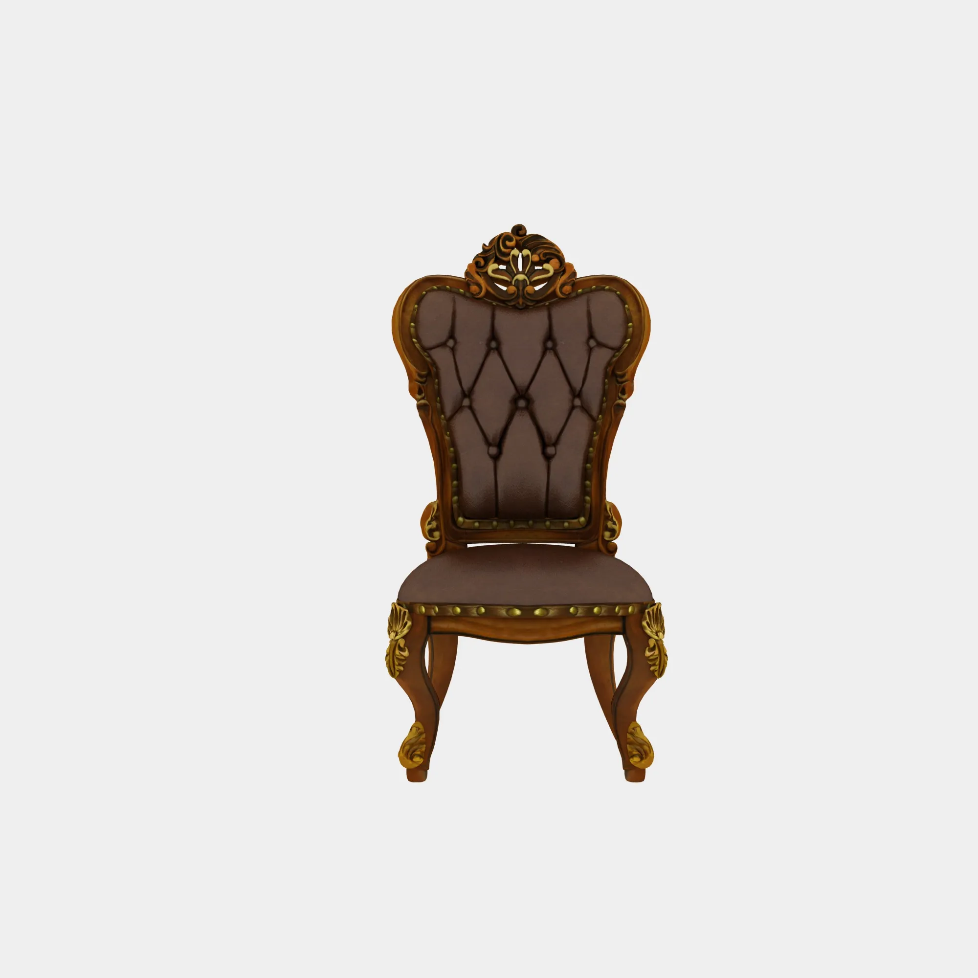Dining Chair 3D Model .c4d .max .obj .3ds .fbx .stl .blend 