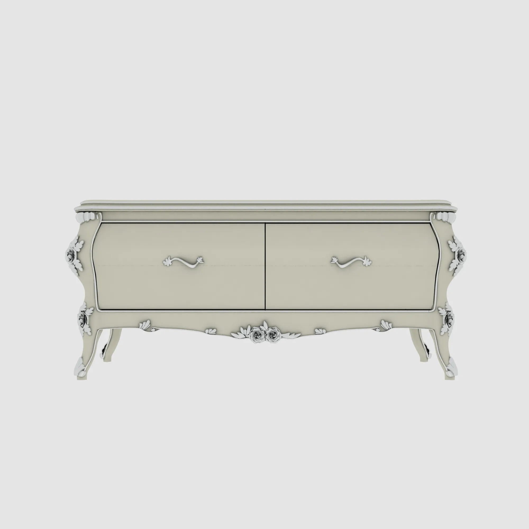 TV stand 3D Model .c4d .max .obj .3ds .fbx .stl .blend