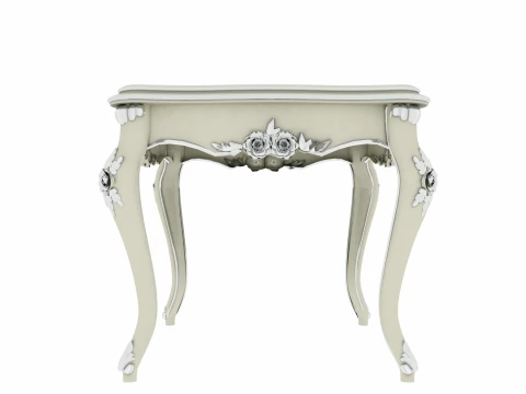 Square table Modelo 3D