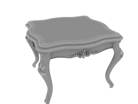 Square table 3D Model