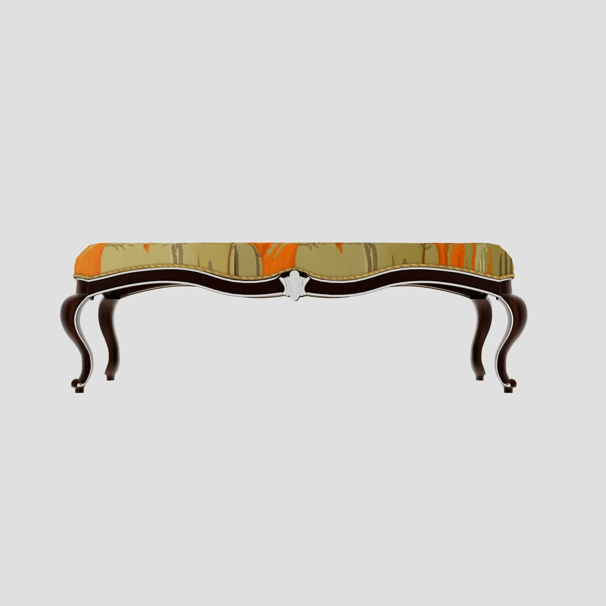 Footstool 3D Model .c4d .max .obj .3ds .fbx .stl .blend 