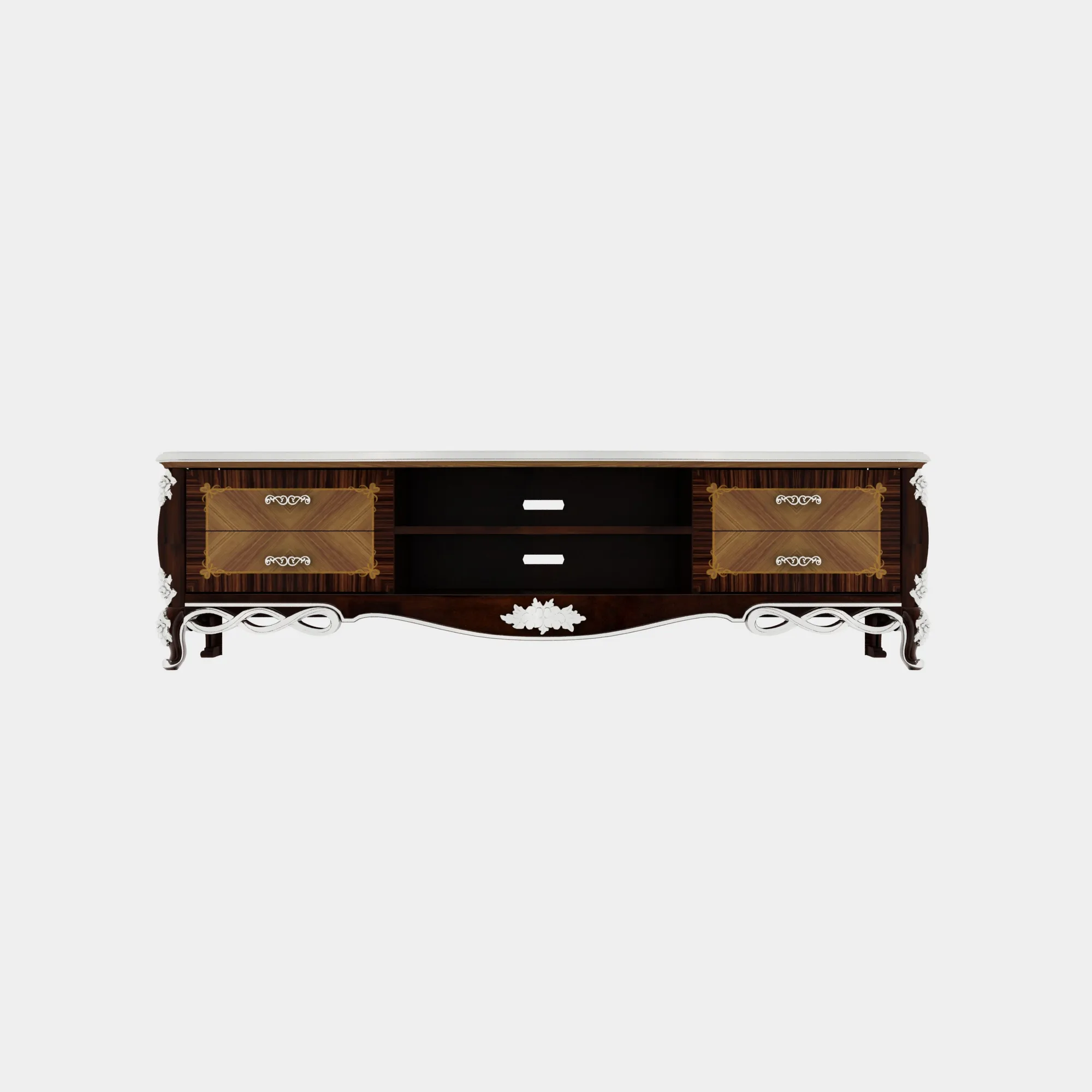 TV stand 3D Model .c4d .max .obj .3ds .fbx .stl .blend 