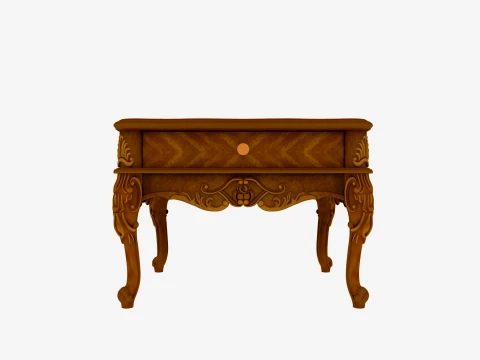 Square table Modello 3D