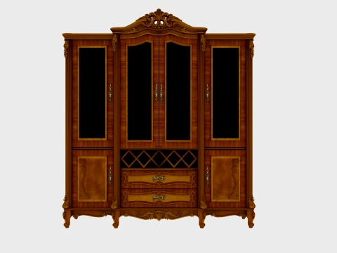 Wine cabinet 3D Модель