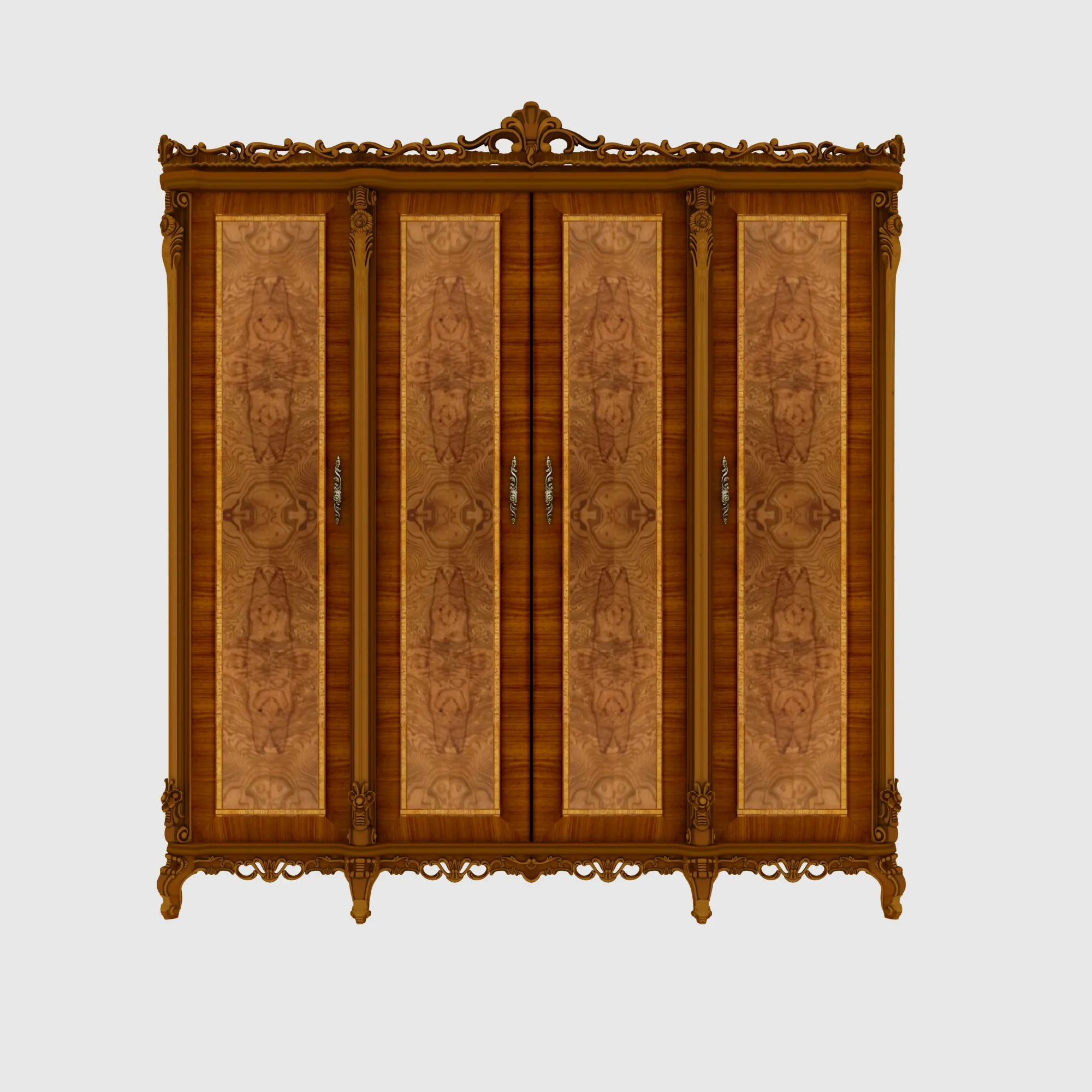 Wardrobe 3D Model .c4d .max .obj .3ds .fbx .stl .blend 