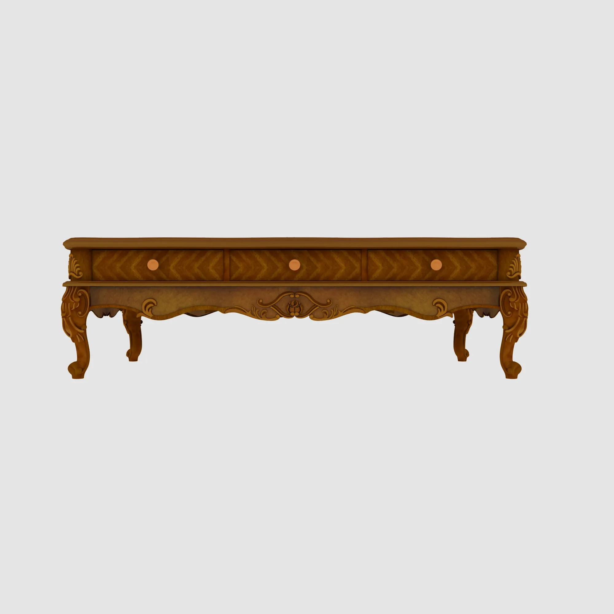 Long table 3D Model .c4d .max .obj .3ds .fbx .stl .blend 