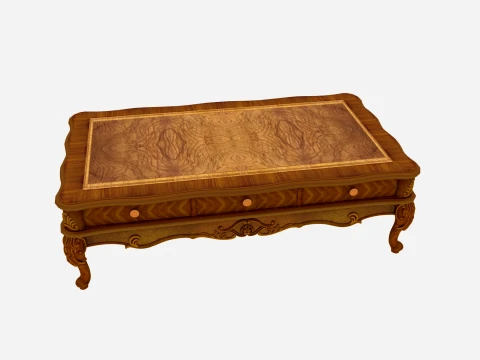 Long table 3D Model