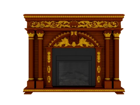 Fireplace Model 3D