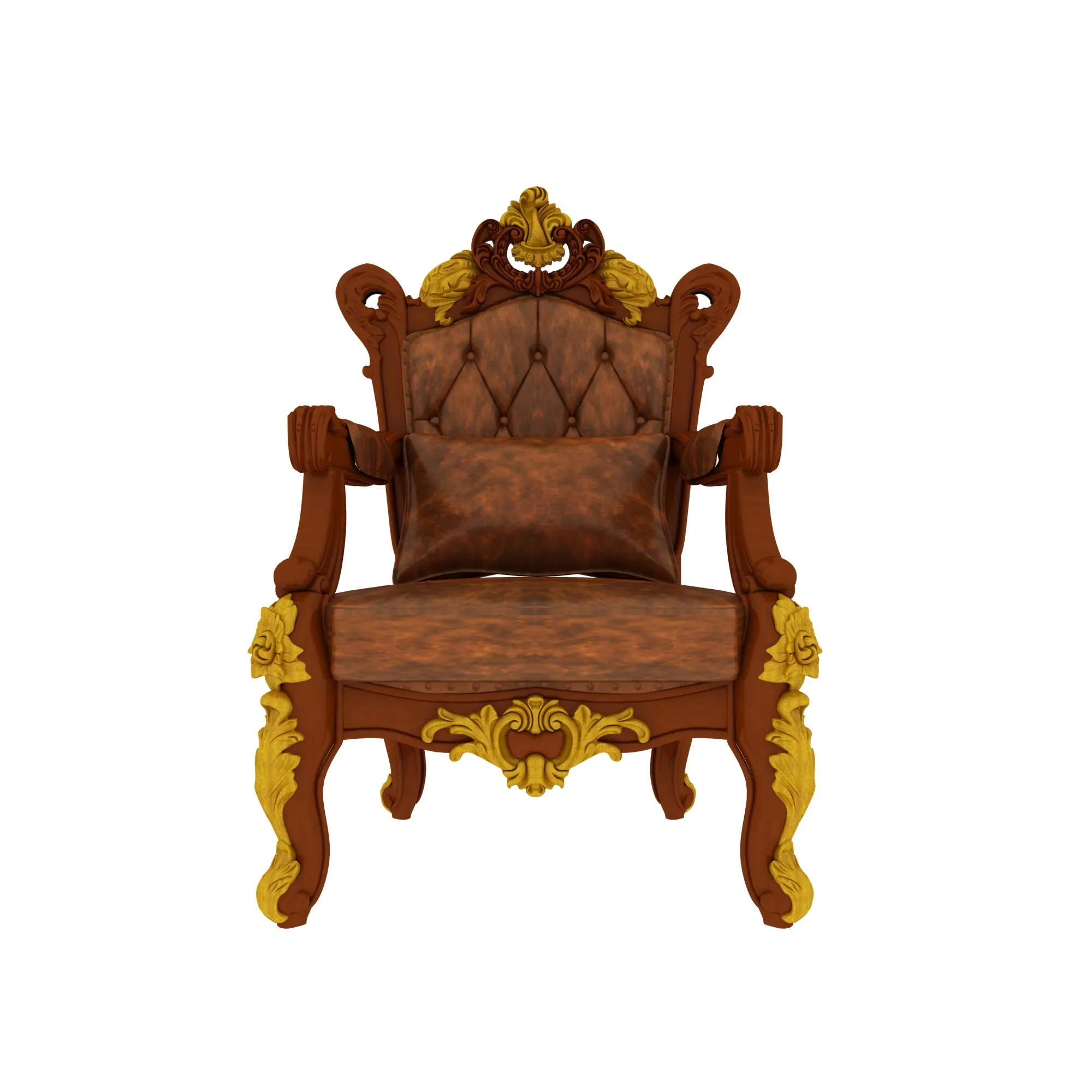 Leisure chair 3D Model .c4d .max .obj .3ds .fbx .stl .blend