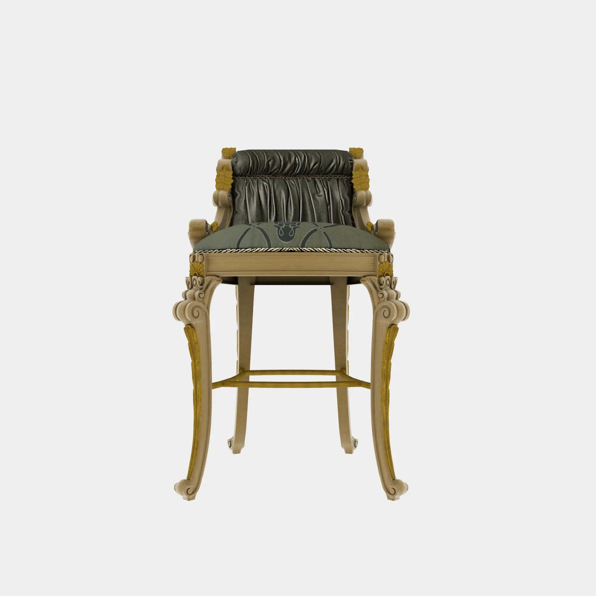 Bar Stool 3D Model .c4d .max .obj .3ds .fbx .stl .blend 