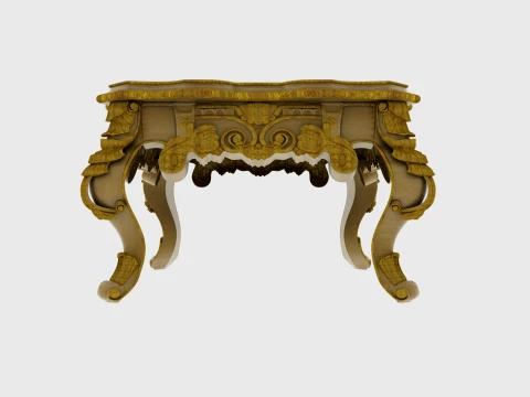 Square table 3Dモデル