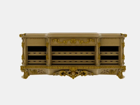 Wine cabinet 3D 모델