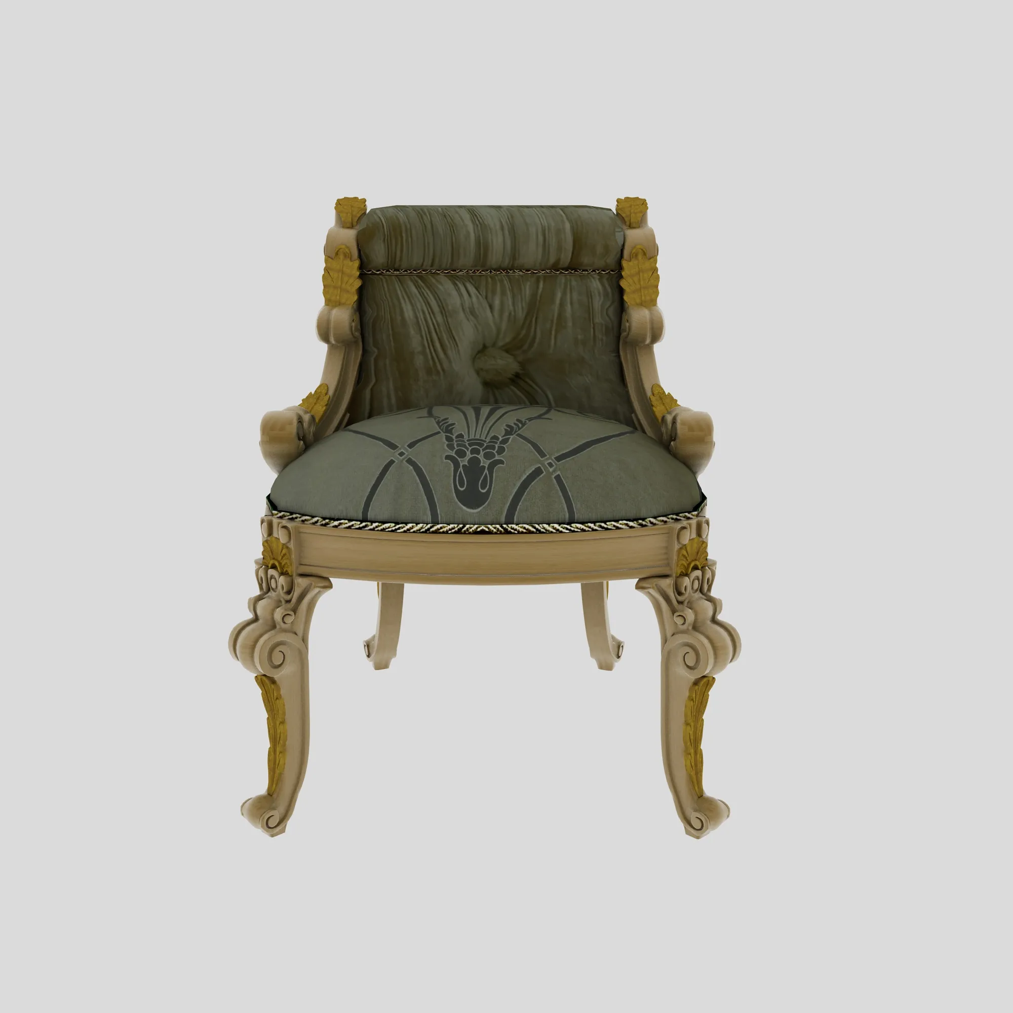 Dressing stool 3D Model .c4d .max .obj .3ds .fbx .stl .blend 
