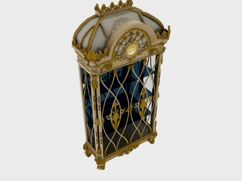 Wine cabinet 3D Model