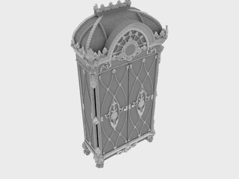 Wine cabinet 3D Model