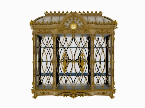 Wine cabinet 3D Model