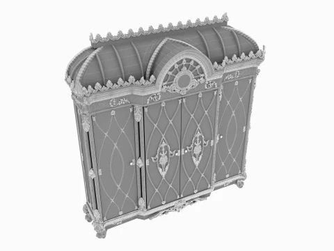 Wine cabinet 3D Model