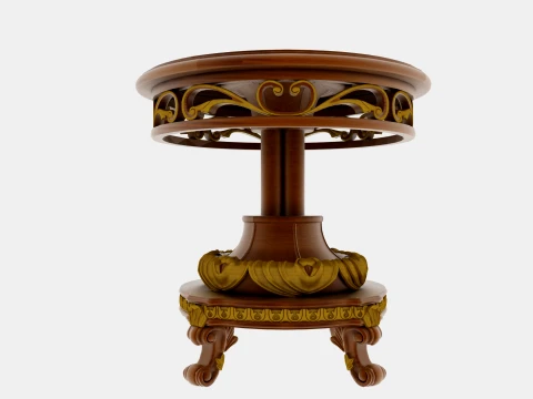 Round table 3D Model