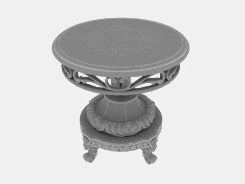 Round table 3D Model