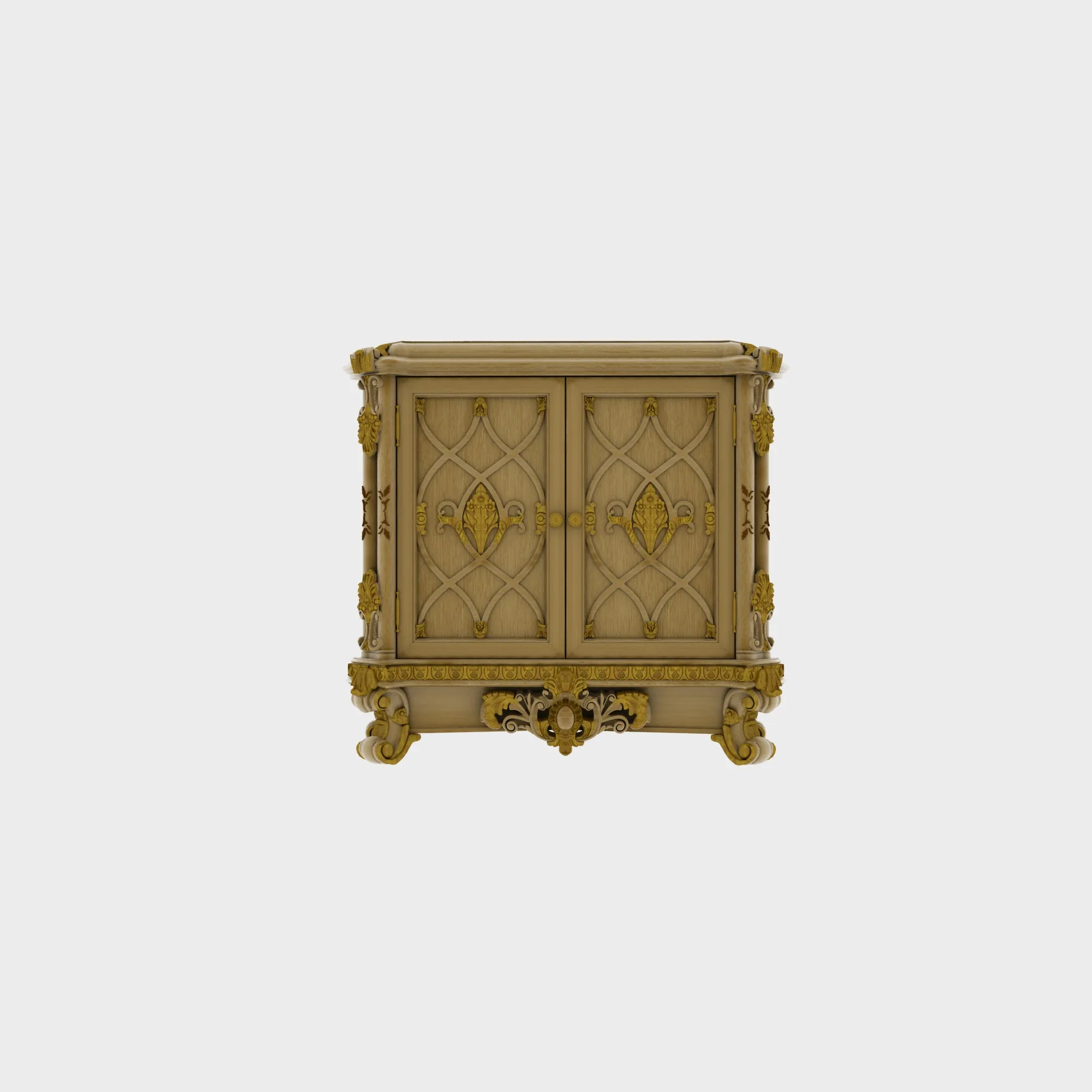 Shoe cabinet 3D Model .c4d .max .obj .3ds .fbx .stl .blend 