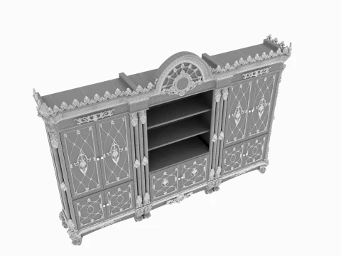 Bookcase 3D Model