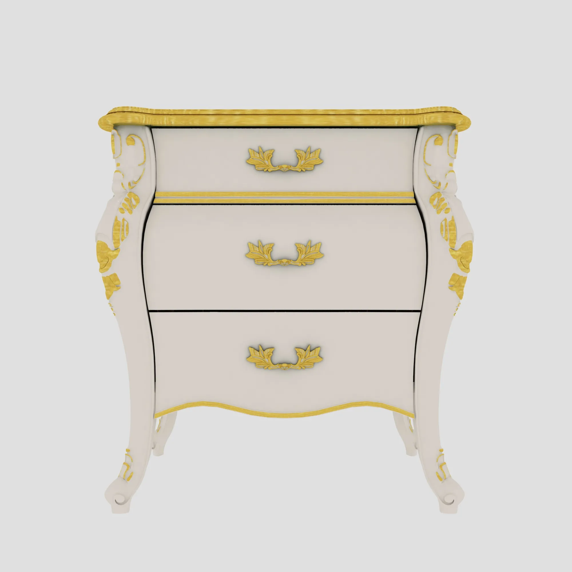 Nightstand 3D Model .c4d .max .obj .3ds .fbx .stl .blend 