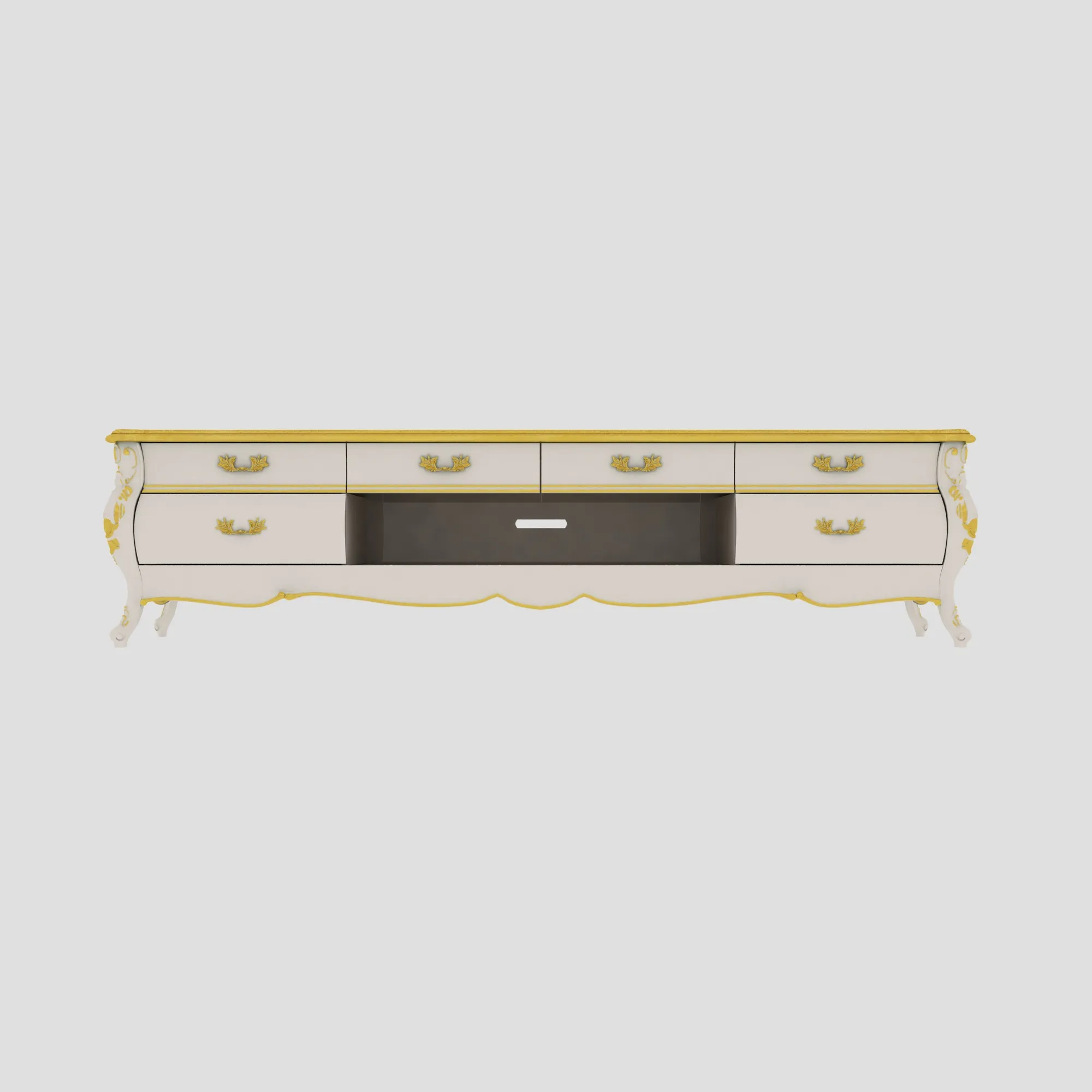 TV stand 3D Model .c4d .max .obj .3ds .fbx .stl .blend 