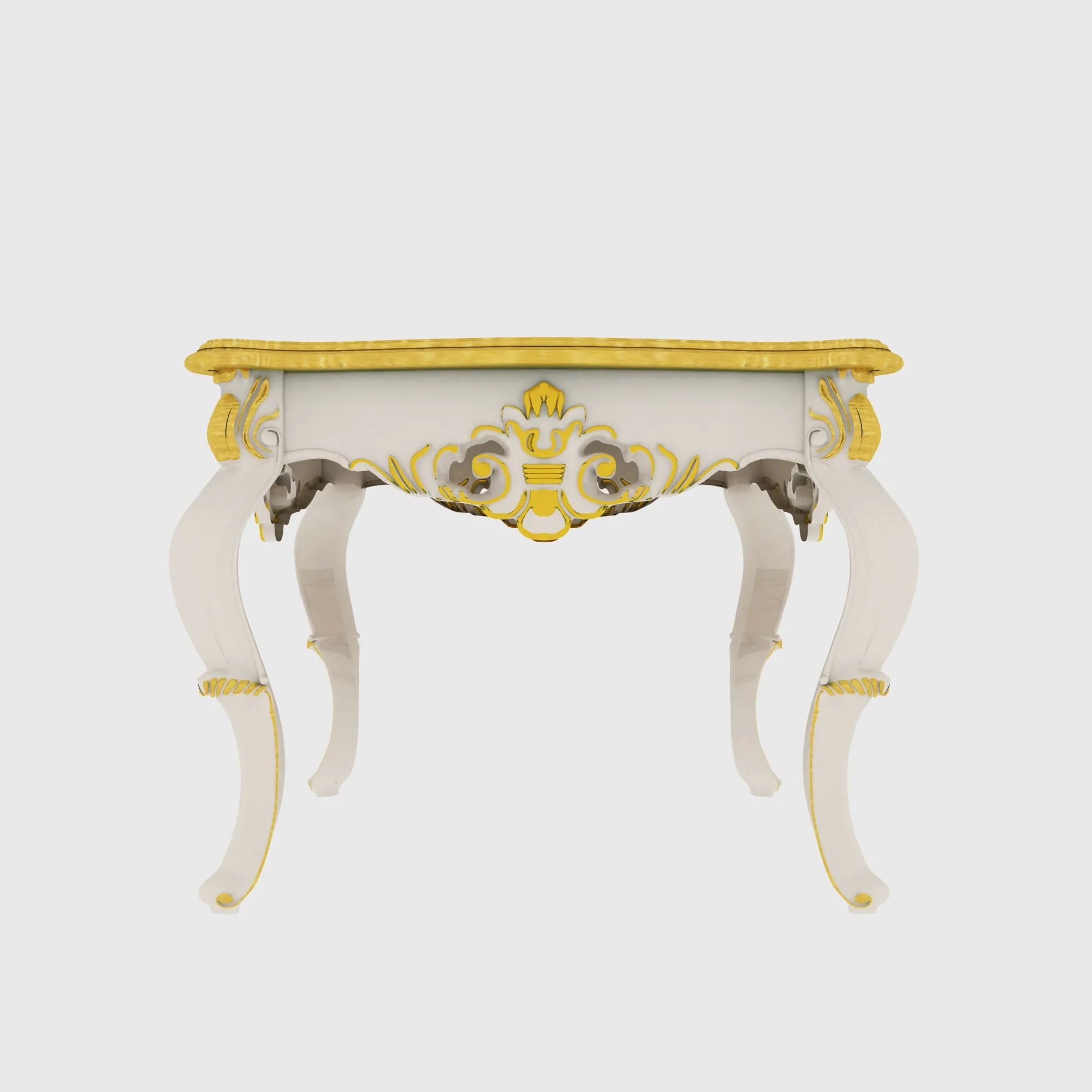 Square table 3D Model .c4d .max .obj .3ds .fbx .stl .blend 