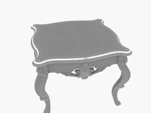 Square table 3D Model