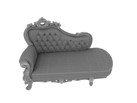 Concubine bed 3D Model