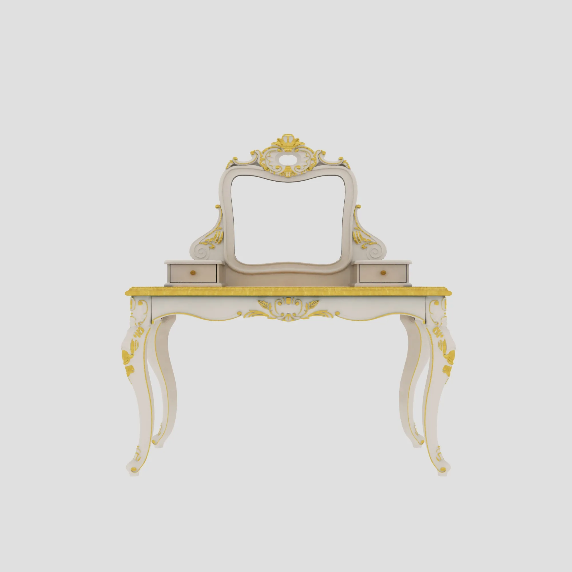 Dressing table 3D Model .c4d .max .obj .3ds .fbx .stl .blend 