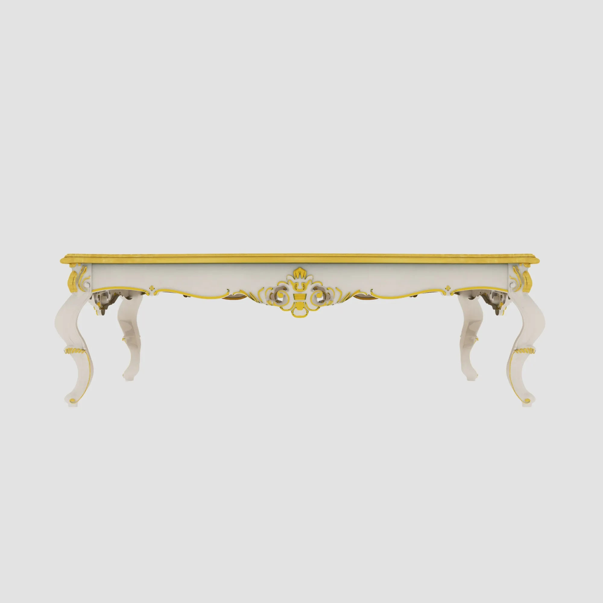 Long table 3D Model .c4d .max .obj .3ds .fbx .stl .blend
