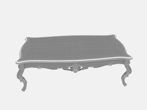 Long table 3D Model