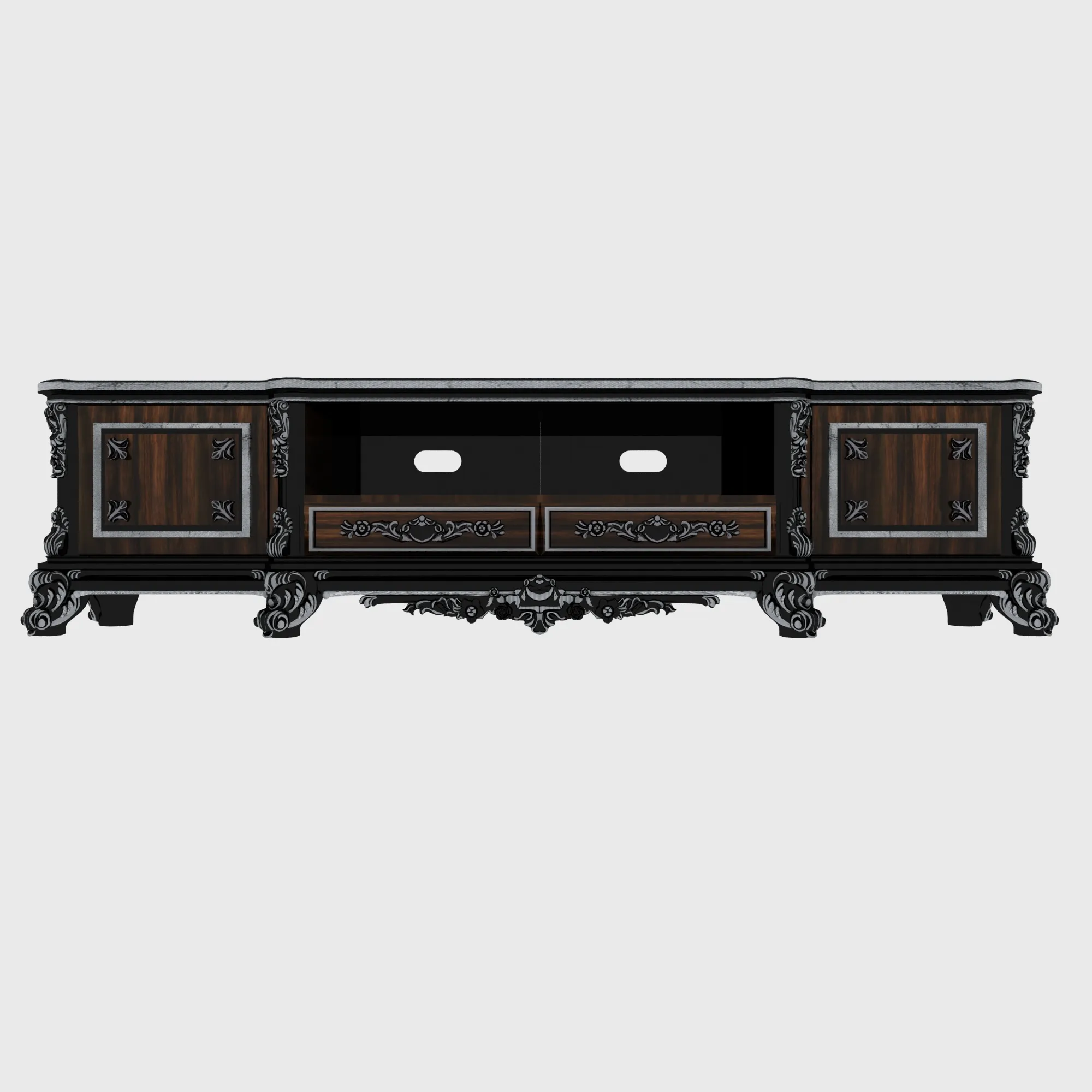 TV stand 3D Model .c4d .max .obj .3ds .fbx .stl .blend 