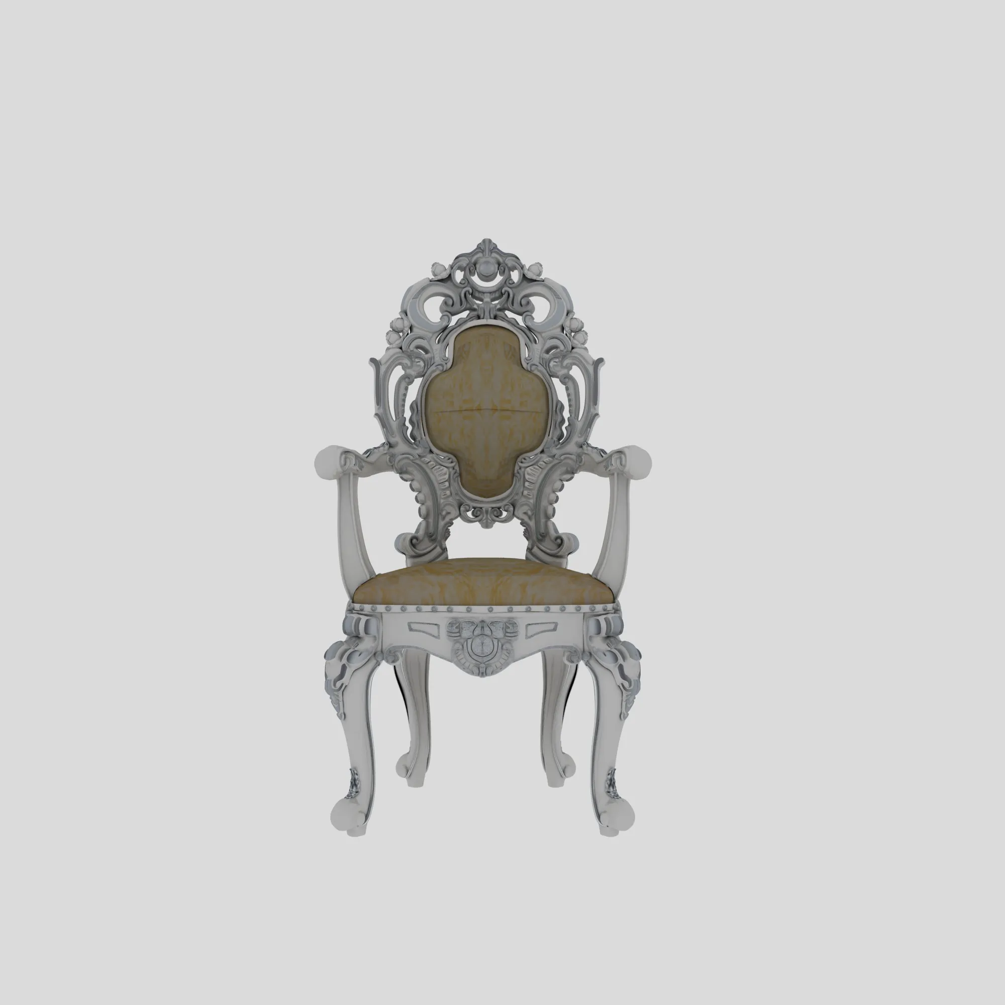 Dining Chair 3D Model .c4d .max .obj .3ds .fbx .stl .blend 