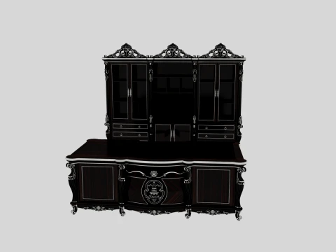 Study furniture 3D Model