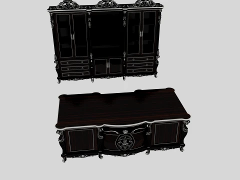 Study furniture 3D Model