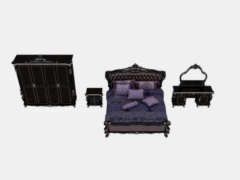 Bedroom furniture 3D Model