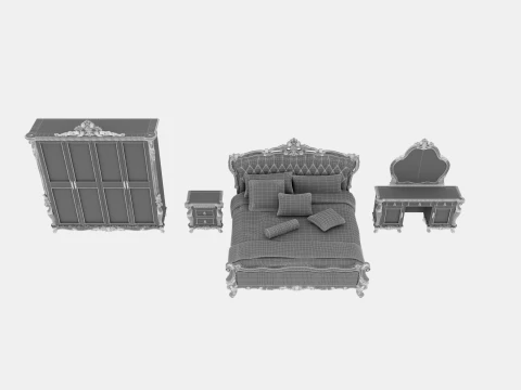 Bedroom furniture 3D Model