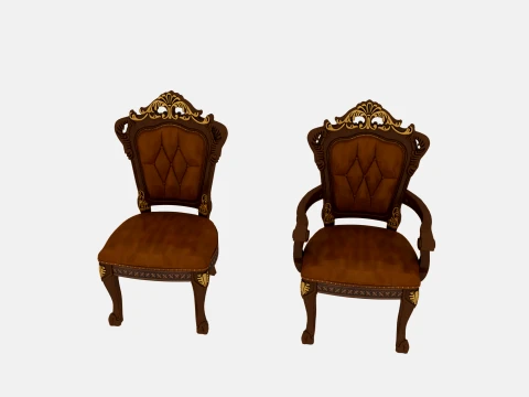 Dining Chair 3D Model