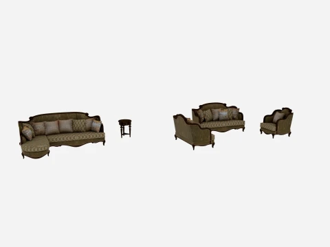 Living room furniture Modelo 3D