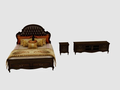 Bedroom furniture 3D Model