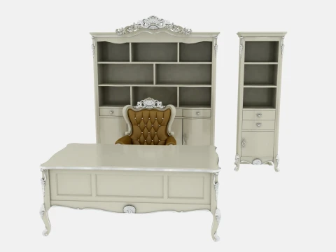 Study furniture 3D Model