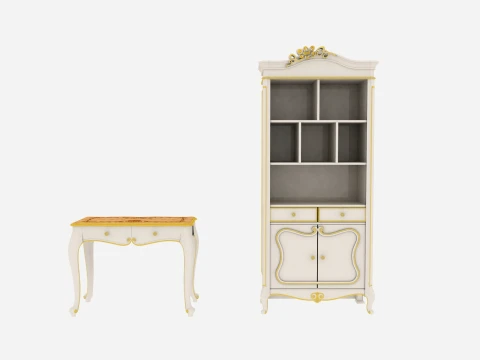 Study furniture 3D Model