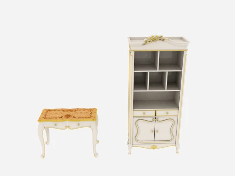 Study furniture 3D Model