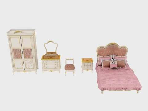 Bedroom furniture 3D Модель